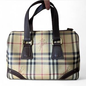 Burberry Haymarket Satchel